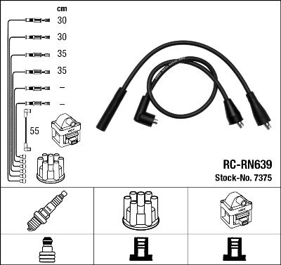 Ignition Cable Kit 7375
