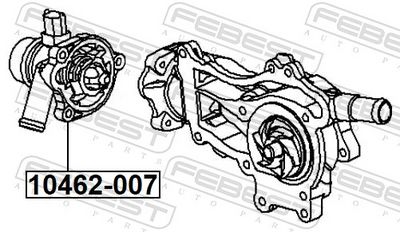 TERMOSTAT LICHID RACIRE FEBEST 10462007 1