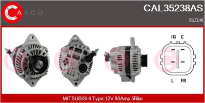 Генератор CASCO CAL35238AS для SUZUKI SWIFT
