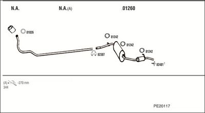 SISTEM DE ESAPAMENT WALKER PE20117