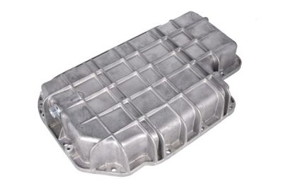 Oliecarter (onderste deel, aluminium) past: MERCEDES C (CL203), C T-MODEL (S202), C T-MODEL (S203), C (W202), C (W203), CLK (A208), CLK (A209), CLK (C208), CLK (C209), CLS (C219) 2.4-5.5 12.96-