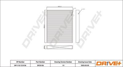 FILTRU AER HABITACLU DR!VE+ DP1110120136 6
