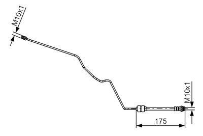 BOSCH Bremsschlauch