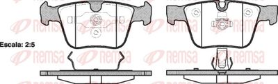 Brake Pad Set, disc brake 1216.00