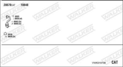 SISTEM DE ESAPAMENT WALKER VWK019706