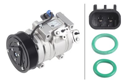 HELLA Compressor, air conditioning 8FK 366 204-371