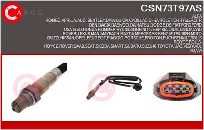 SONDA LAMBDA CASCO CSN73T97AS