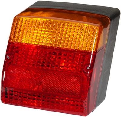 Achterlicht Links (P21W/R5W, 12V, geel/red, met indicator, met stoplicht, parkeerlicht, met plaatverlichting, reflector) past: CASE IH 100, 110, 120, 130, 150, 78, 86, 94, 1135, 1145, 1155, 1170