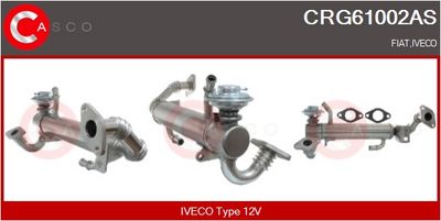 RADIATOR RECIRCULARE GAZE DE ESAPAMENT CASCO CRG61002AS