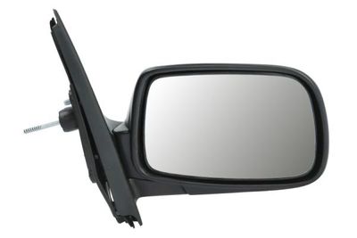 Zijspiegel Rechts (mechanisch, in reliëf) past: TOYOTA YARIS XP10 01.99-02.03