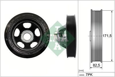 Koło pasowe, wał korbowy SCHAEFFLER INA 544019510