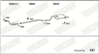 SISTEM DE ESAPAMENT WALKER REK028768