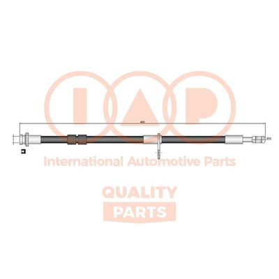 Тормозной шланг IAP QUALITY PARTS 708-16085 для SUZUKI ALTO