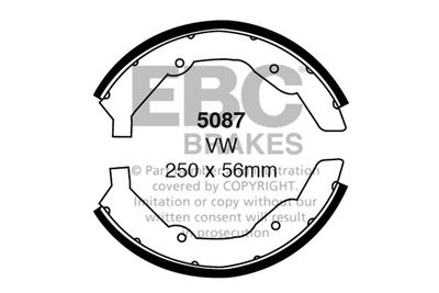 Комплект тормозных колодок EBC Brakes 5087 для VW TRANSPORTER