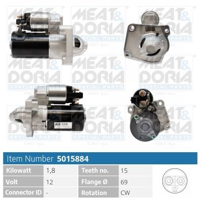 Rozrusznik MEAT & DORIA 5015884