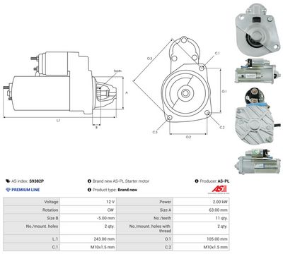 STARTER AS-PL S9382P 4