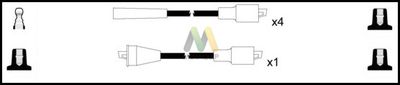 Комплект проводов зажигания MOTAQUIP LDRL1287 для SKODA 1100MB