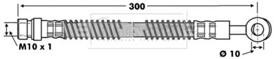 Brake Hose Borg & Beck BBH7470