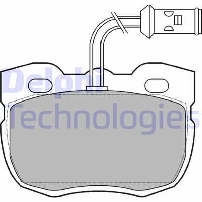 Комплект тормозных колодок, дисковый тормоз DELPHI LP730 для CARBODIES FX