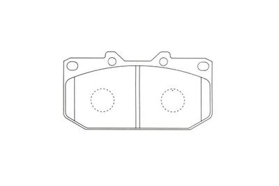 Kavo Parts Stabdžių trinkelių rinkinys, diskinis stabdys