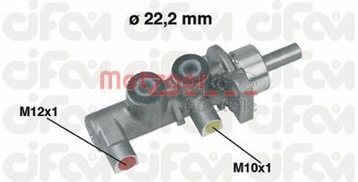 Спирачна помпа METZGER AUTOTEILE 202-380