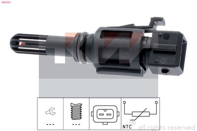 SENZOR TEMPERATURA AER ADMISIE KW 494027