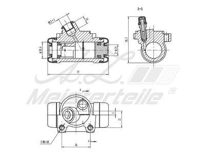 спирачно цилиндърче на колелото A.Z. Meisterteile AZMT-44-111-1135