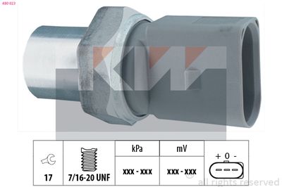 Tlakový vypínač, klimatizace KW 480 023