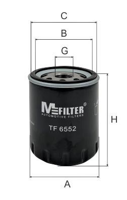 MFILTER TF 6552 Масляний фільтр 