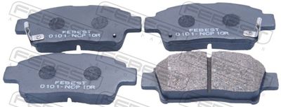 Комплект тормозных колодок, дисковый тормоз FEBEST 0101-NCP10R для TOYOTA PROBOX