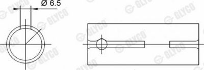 LAGERBUCHSE PLEUEL GLYCO 553567SEMI 1