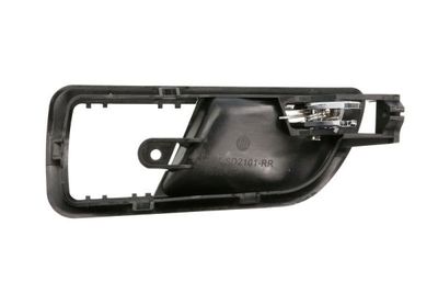 Door handle Achter Rechts (binnen, chroom/zwart) past: SKODA FABIA I 08.99-03.08