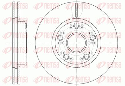 REMSA 61251.10 Тормозные диски  для LEXUS LS (Лексус Лс)