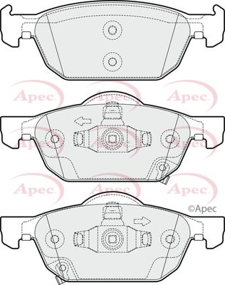 Brake Pad Set APEC PAD1692