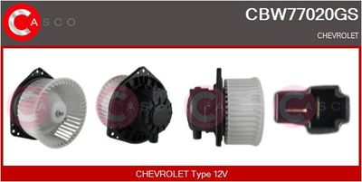 Вентилятор салона CASCO CBW77020GS для CHEVROLET AVEO