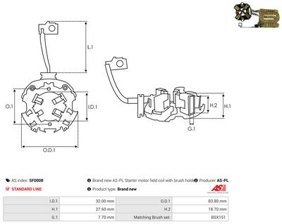 Vorschau Halter, Kohlebürsten Ansicht 2