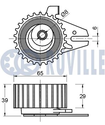 ROLA INTINZATOR CUREA DISTRIBUTIE RUVILLE 540482 1