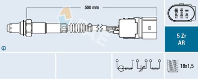 FAE 75107 Лямбда-зонд для DAF CF FAT 440 FAE 75107 Лямбда-зонд для DAF CF FAT 440