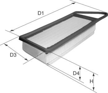 FILTRU AER DAVID VASCO A890 1