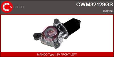 Двигатель стеклоочистителя CASCO CWM32129GS для HYUNDAI S COUPE