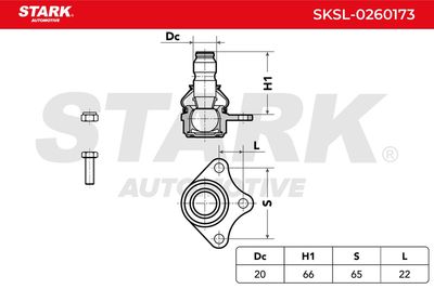 Шарнири STARK SKSL-0260173