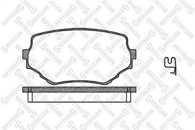 STELLOX 605 002-SX Тормозные колодки и сигнализаторы  для SUZUKI GRAND VITARA (Сузуки Гранд витара)