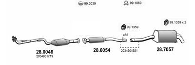 Układ wydechowy ASSO ART4015