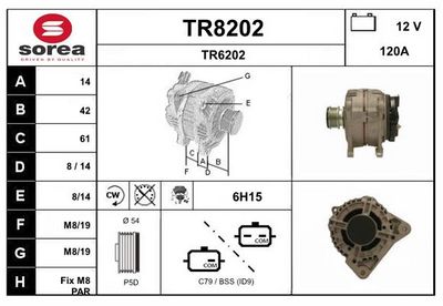 GENERATOR SNRA TR8202