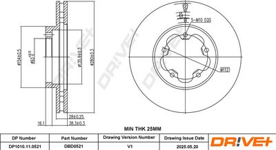 BREMSSCHEIBE DR!VE+ DP1010110521 2