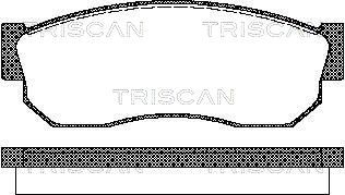 Комплект тормозных колодок, дисковый тормоз TRISCAN 8110 68177 для SUBARU REX