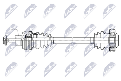 полуоска NTY NPW-AU-130