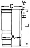 Cylinderhylsa KOLBENSCHMIDT 89563110