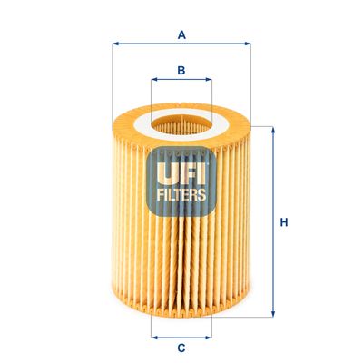 Масляный фильтр UFI 25.069.00 для MERCEDES-BENZ X-CLASS