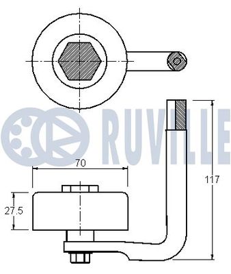 INTINZATOR CUREA CUREA DISTRIBUTIE RUVILLE 542120 1